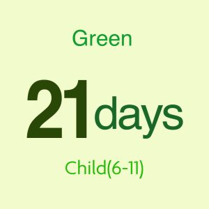 JAPAN RAIL PASS 21DAYS(GREEN) Child（6-11）